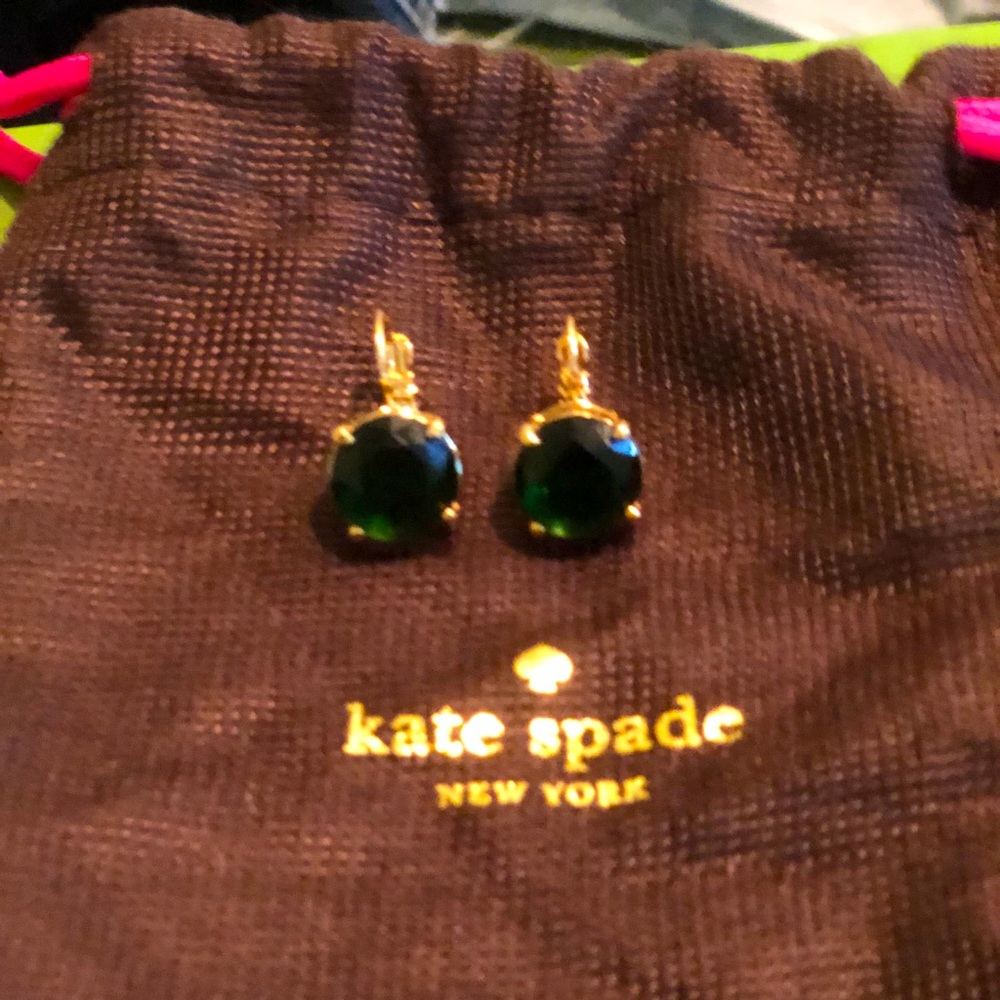 Kate Spade Emerald Drop Earrings